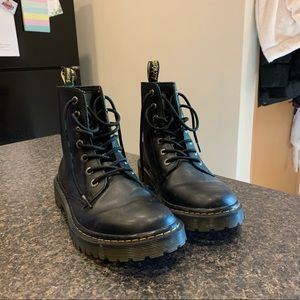 Doc Martens Luana black combat boots